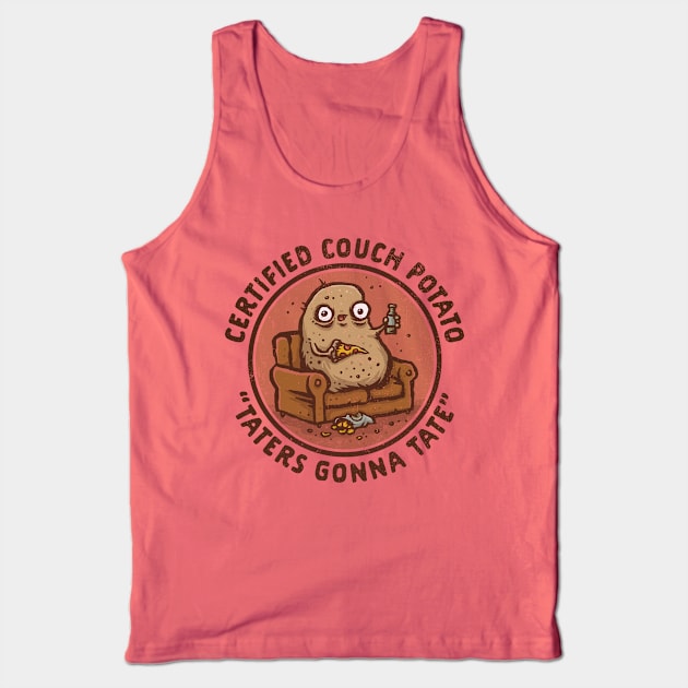 Certified Couch Potato Tank Top by kg07_shirts